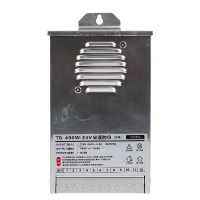 Manufacturer provides LED light and thin rainproof switch power supply driver power supply with sufficient power and stable voltage DC24V power supply point light source