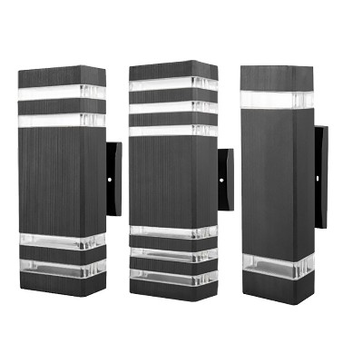 Outdoor wall light, modern simple rectangular multi specification courtyard light, waterproof wall mounted light in front of the door, LED wall light