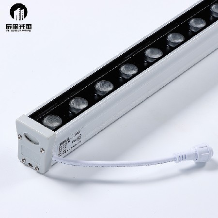 led洗墙灯220V高压酒店庭院七彩轮廓景观亮化户外防水工程线条灯