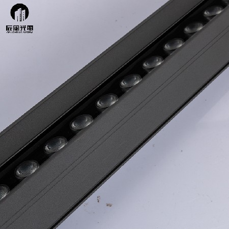 Outdoor lighting LED wall washer linear outdoor light with baffle structure waterproof 24W36W multi-color engineering lighting fixture