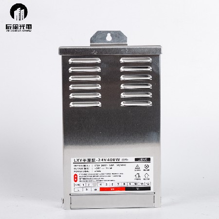 Manufacturer supplies full power LED aluminum shell switch power supply 24V semi adhesive splash proof power supply driver ERP-400-24
