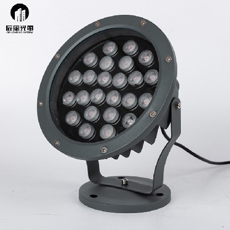 LED lawn spotlights, outdoor projection lights, floodlights, circular outdoor parks, courtyards, rainproof plug-in landscape lights