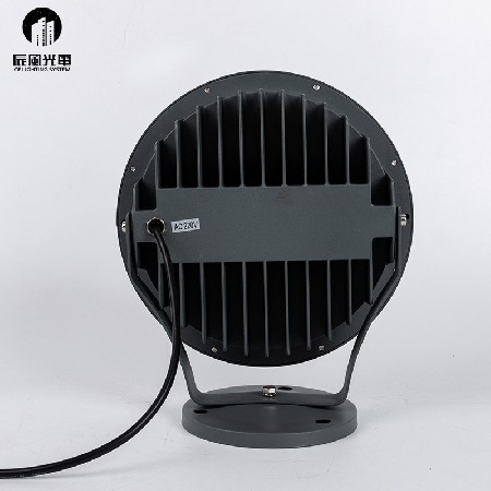 LED lawn spotlights, outdoor projection lights, floodlights, circular outdoor parks, courtyards, rainproof plug-in landscape lights