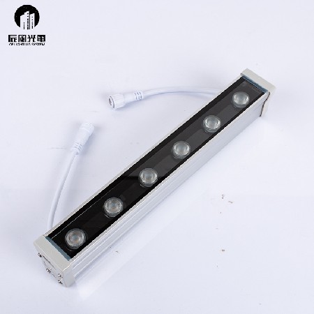 led洗墙灯户外防水加厚18W24W彩色高亮照明 轮廓护栏灯建筑桥梁