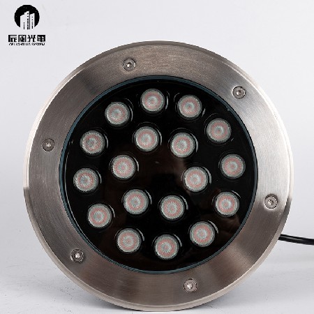 LED buried light, high brightness outdoor embedded tree light, courtyard light, waterproof circular buried light, park floor light