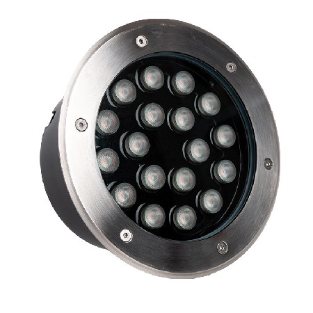 LED buried light, high brightness outdoor embedded tree light, courtyard light, waterproof circular buried light, park floor light