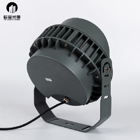 LED户外插地车轮投光灯景观投光灯24W36W草坪大功率照明投光灯