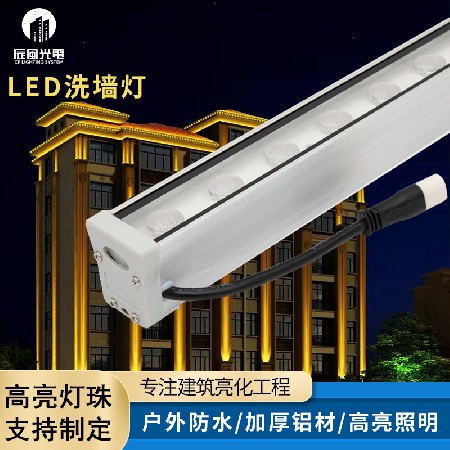 24V Low Voltage Wall Cleaning Light Outdoor LED Wall Cleaning Light Monochrome Bridge Light Illumination 24V Positive Warm White Yellow Light