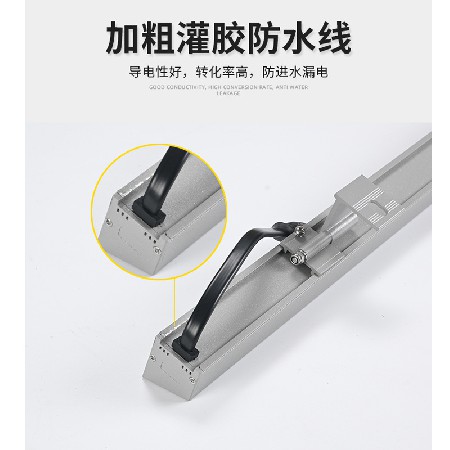 led洗墙灯户外防水线条灯楼体桥梁厂家批发亮化外墙24V七彩洗墙灯