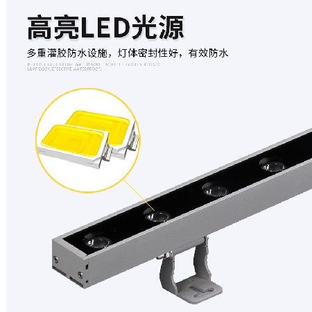 户外防水楼体外墙灯工程广告桥梁轮廓灯低压24V室外亮化洗墙灯