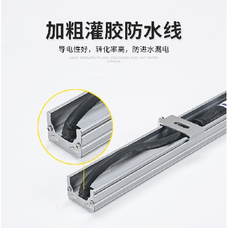 led线条灯户外防水24v外墙灯轮廓灯楼体亮化工程广告七彩线条灯