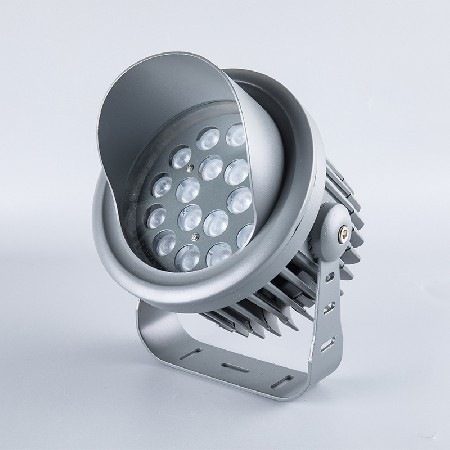 LED floodlight, circular high-power floodlight, courtyard tree lighting project, outdoor park square projection light