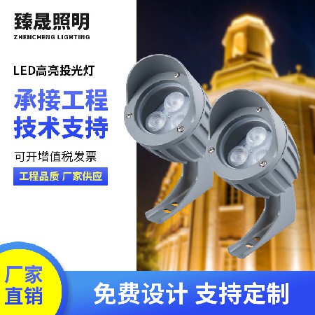 Cross border new LED floodlights, small hand grenade floodlights, LED spotlights, tree lights, manufacturer wholesale, in stock floodlights